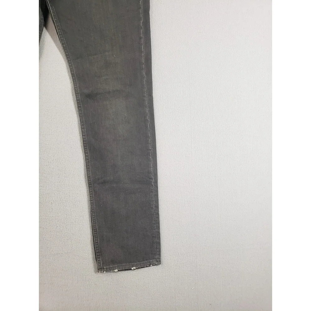 AllSaints Spitalfields Jacks Place Men Jean 34 Gray Wash Denim Straight Trousers
